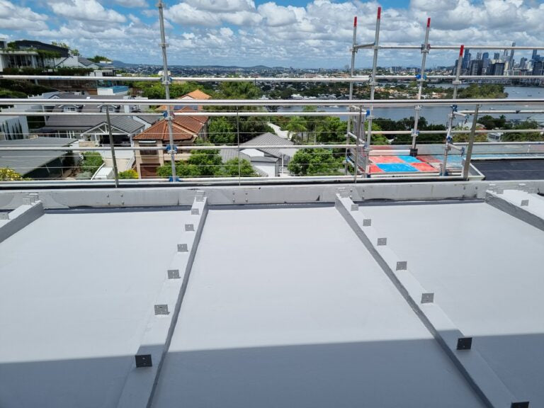 After — finished liquid rubber membrane