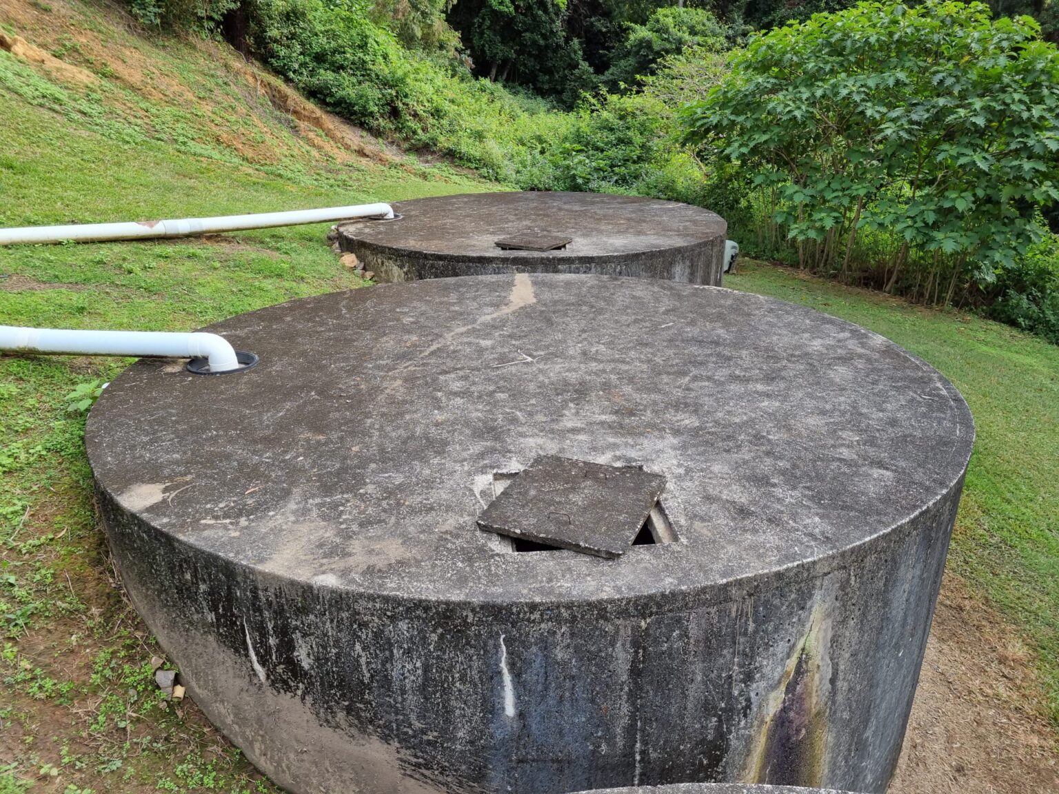 Water tank waterproofing