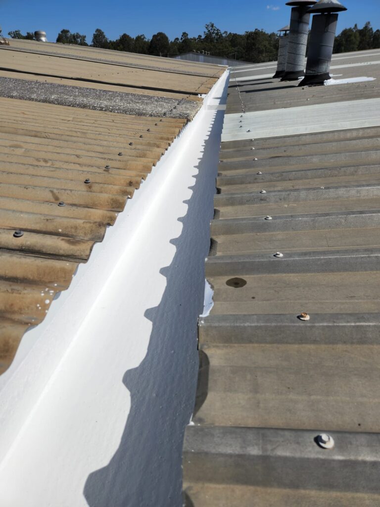 Box gutter membrane application
